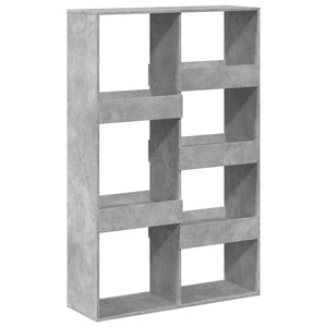 vidaXL Bookcase Concrete Grey 100x33x155.5 cm Engineered Wood