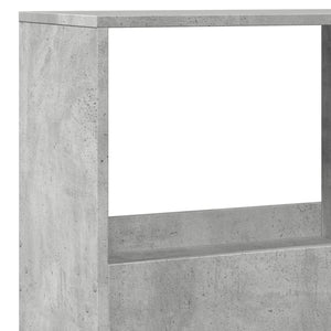 vidaXL Bookcase Concrete Grey 100x33x155.5 cm Engineered Wood