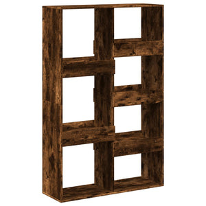 vidaXL Bookcase Smoked Oak 100x33x155.5 cm Engineered Wood