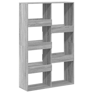 vidaXL Bookcase Grey Sonoma 100x33x155.5 cm Engineered Wood