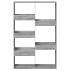 vidaXL Bookcase Grey Sonoma 100x33x155.5 cm Engineered Wood