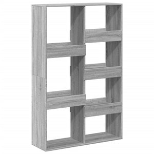 vidaXL Bookcase Grey Sonoma 100x33x155.5 cm Engineered Wood