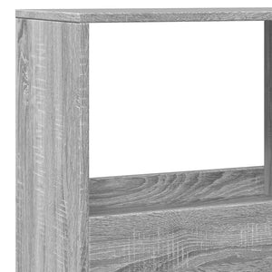 vidaXL Bookcase Grey Sonoma 100x33x155.5 cm Engineered Wood