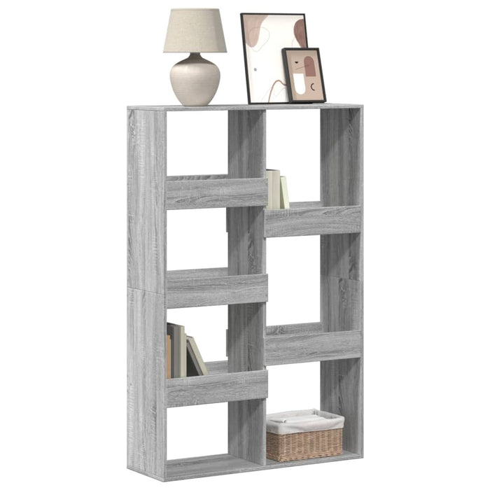 vidaXL Bookcase Grey Sonoma 100x33x155.5 cm Engineered Wood