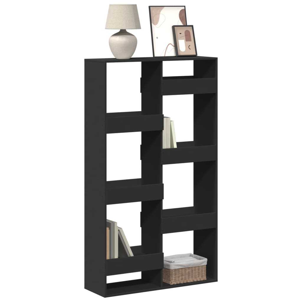 vidaXL Bookcase Black 100x33x175 cm Engineered Wood