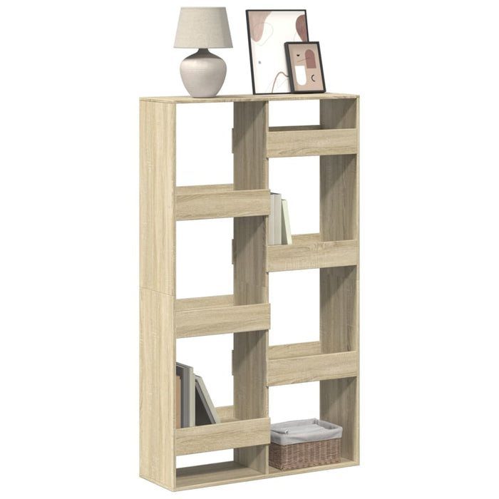 vidaXL Bookcase Sonoma Oak 100x33x175 cm Engineered Wood