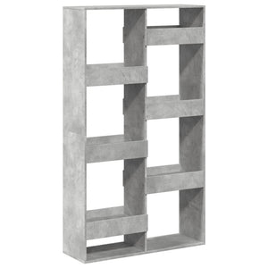 vidaXL Bookcase Concrete Grey 100x33x175 cm Engineered Wood