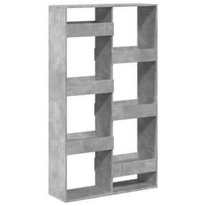 vidaXL Bookcase Concrete Grey 100x33x175 cm Engineered Wood