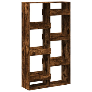 vidaXL Bookcase Smoked Oak 100x33x175 cm Engineered Wood