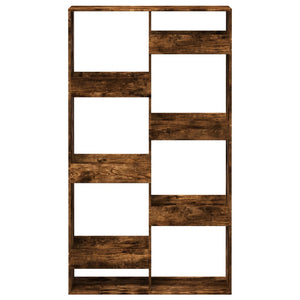 vidaXL Bookcase Smoked Oak 100x33x175 cm Engineered Wood