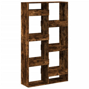 vidaXL Bookcase Smoked Oak 100x33x175 cm Engineered Wood