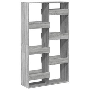 vidaXL Bookcase Grey Sonoma 100x33x175 cm Engineered Wood