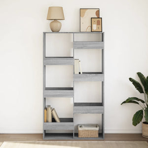 vidaXL Bookcase Grey Sonoma 100x33x175 cm Engineered Wood