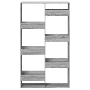 vidaXL Bookcase Grey Sonoma 100x33x175 cm Engineered Wood