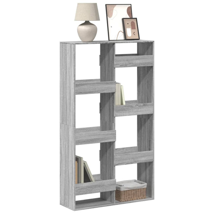 vidaXL Bookcase Grey Sonoma 100x33x175 cm Engineered Wood