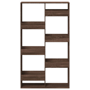 vidaXL Bookcase Brown Oak 100x33x175 cm Engineered Wood