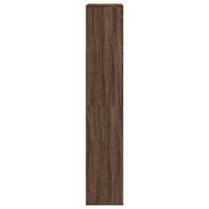 vidaXL Bookcase Brown Oak 100x33x175 cm Engineered Wood