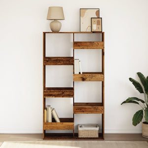 vidaXL Bookcase Old Wood 100x33x175 cm Engineered Wood