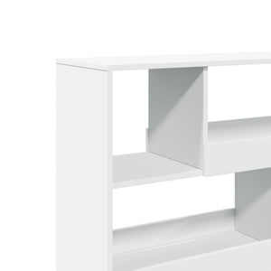 vidaXL Bookcase White 100x33x94.5 cm Engineered Wood