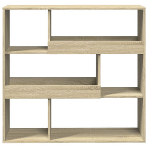 vidaXL Bookcase Sonoma Oak 100x33x94.5 cm Engineered Wood