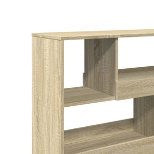 vidaXL Bookcase Sonoma Oak 100x33x94.5 cm Engineered Wood