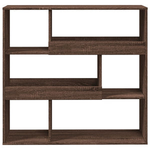 vidaXL Bookcase Brown Oak 100x33x94.5 cm Engineered Wood