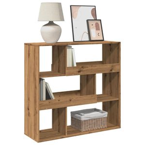 vidaXL Bookcase Artisian Oak 100x33x94.5 cm Engineered Wood