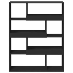 vidaXL Room Divider Black 100x33x125.5 cm Engineered Wood