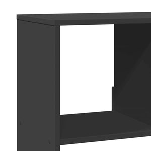 vidaXL Room Divider Black 100x33x125.5 cm Engineered Wood