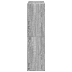 vidaXL Room Divider Grey Sonoma 100x33x125.5 cm Engineered Wood