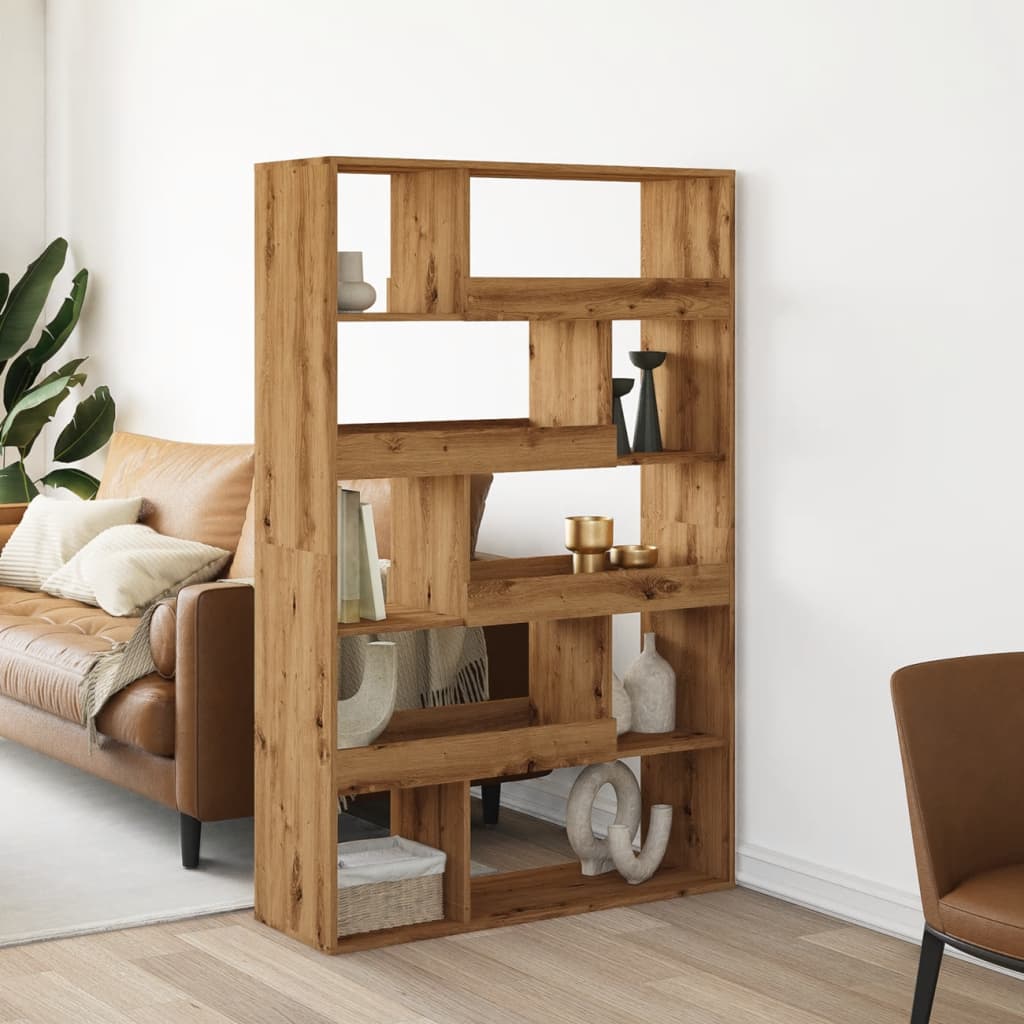 vidaXL Room Divider Artisian Oak 100x33x156.5 cm Engineered Wood