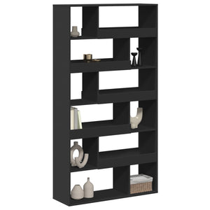 vidaXL Room Divider Black 100x33x187.5 cm Engineered Wood