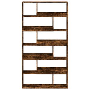 vidaXL Room Divider Smoked Oak100x33x187.5 cm Engineered Wood