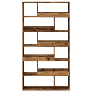 vidaXL Room Divider Old Wood 100x33x187.5 cm Engineered Wood