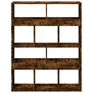 vidaXL Room Divider Smoked Oak100x33x125.5 cm Engineered Wood