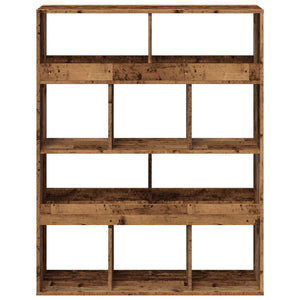 vidaXL Room Divider Old Wood 100x33x125.5 cm Engineered Wood