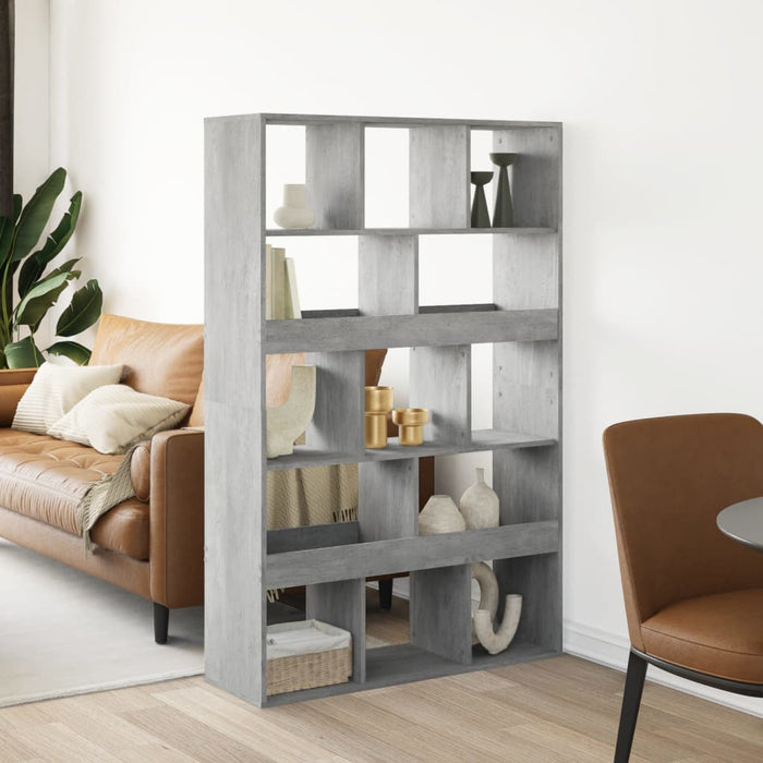 vidaXL Room Divider Concrete Grey 100x33x156.5 cm Engineered Wood