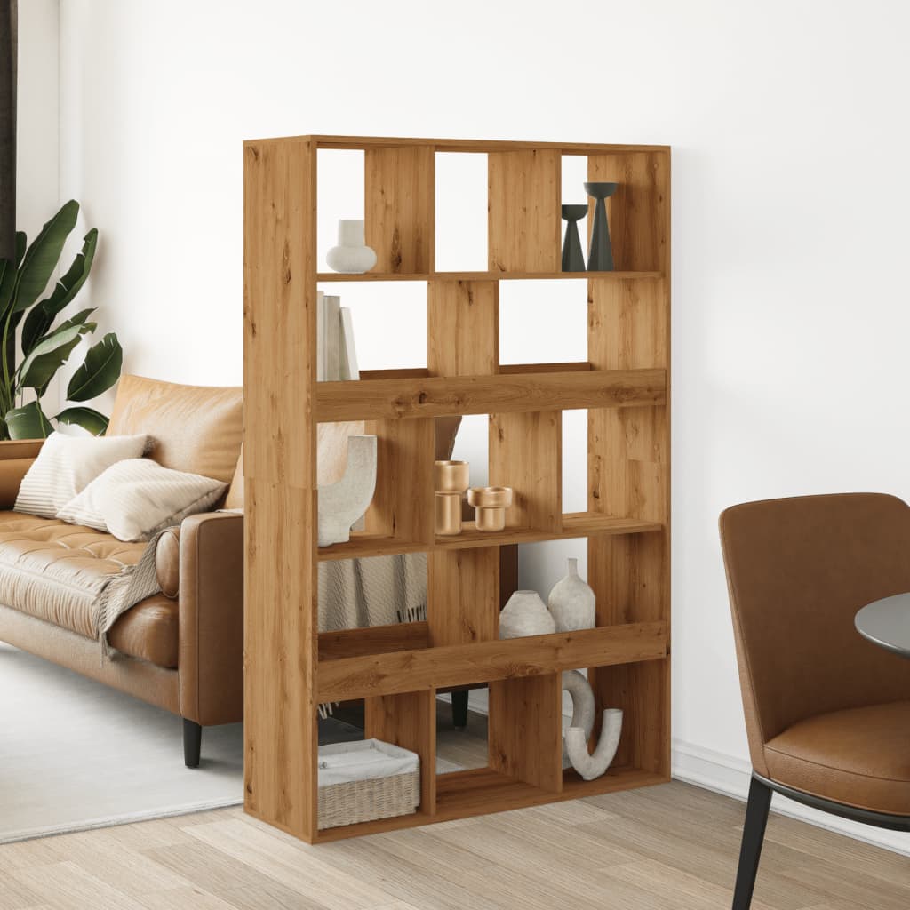 vidaXL Room Divider Artisian Oak 100x33x156.5 cm Engineered Wood