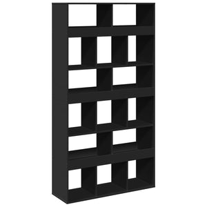 vidaXL Room Divider Black 100x33x187.5 cm Engineered Wood