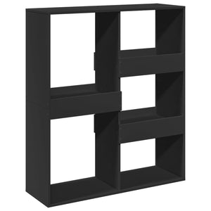 vidaXL Room Divider Black 100x33x115 cm Engineered Wood