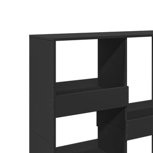 vidaXL Room Divider Black 100x33x115 cm Engineered Wood