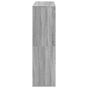 vidaXL Room Divider Grey Sonoma 100x33x115 cm Engineered Wood