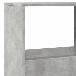 vidaXL Room Divider Concrete Grey 100x33x155.5 cm Engineered Wood