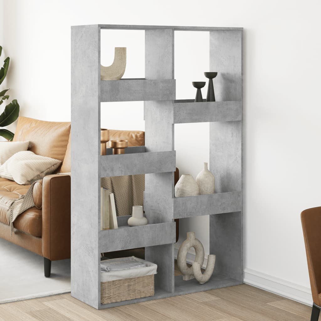 vidaXL Room Divider Concrete Grey 100x33x155.5 cm Engineered Wood