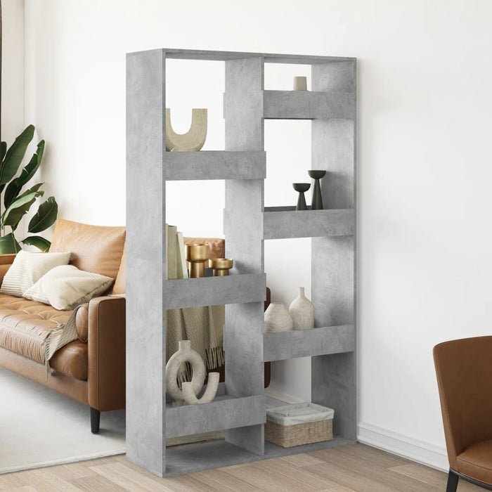 vidaXL Room Divider Concrete Grey 100x33x175 cm Engineered Wood