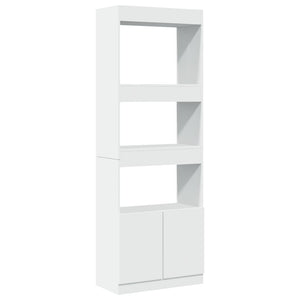 vidaXL Highboard White 63x33x180 cm Engineered Wood