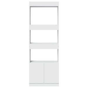 vidaXL Highboard White 63x33x180 cm Engineered Wood