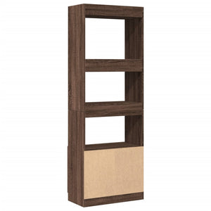 vidaXL Highboard Brown Oak 63x33x180 cm Engineered Wood