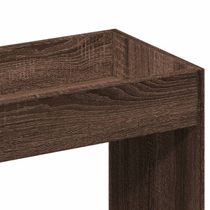 vidaXL Highboard Brown Oak 63x33x180 cm Engineered Wood