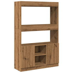 vidaXL Highboard Artisian Oak 92x33x140 cm Engineered Wood